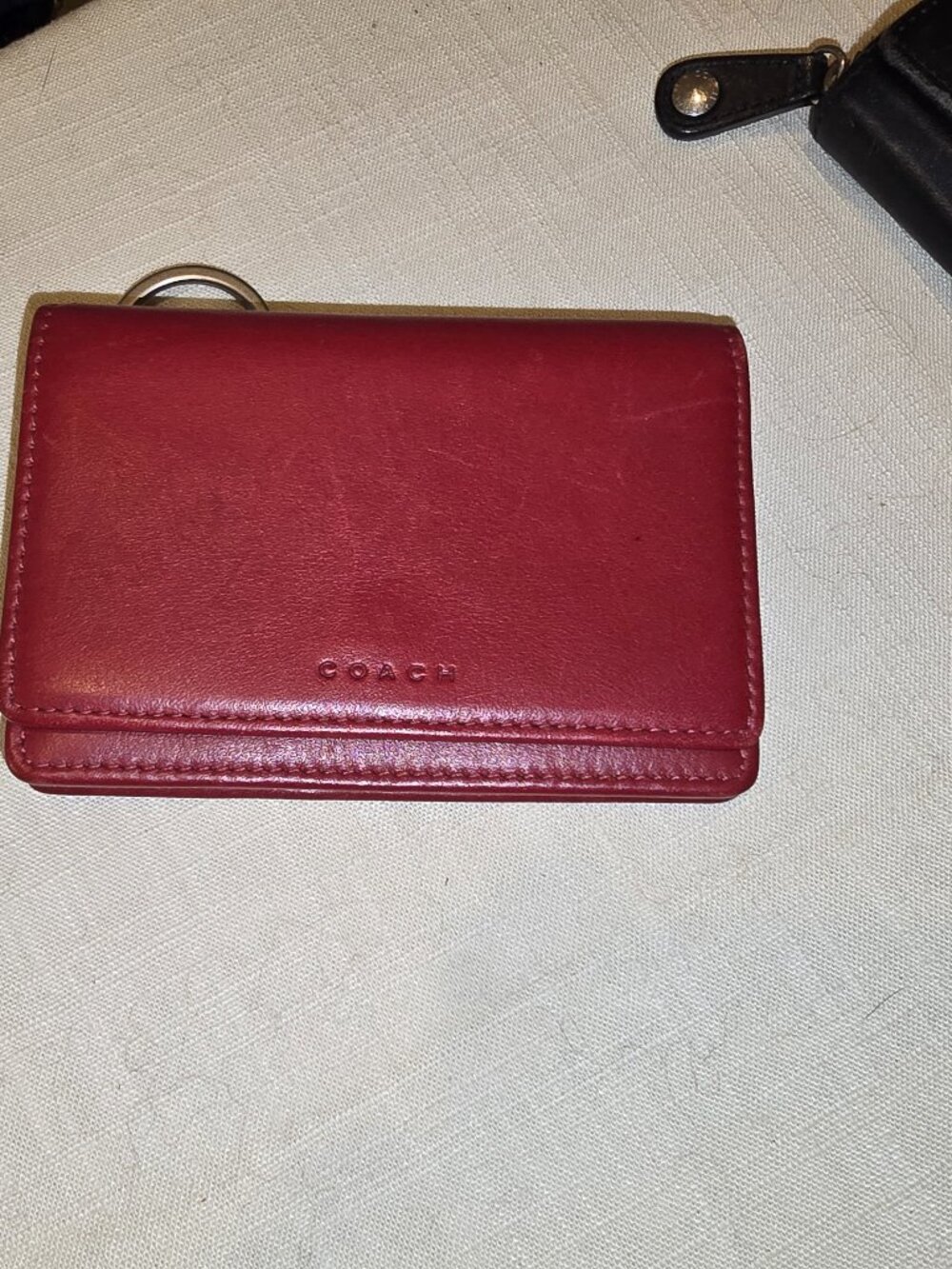 Coach Key holder in red